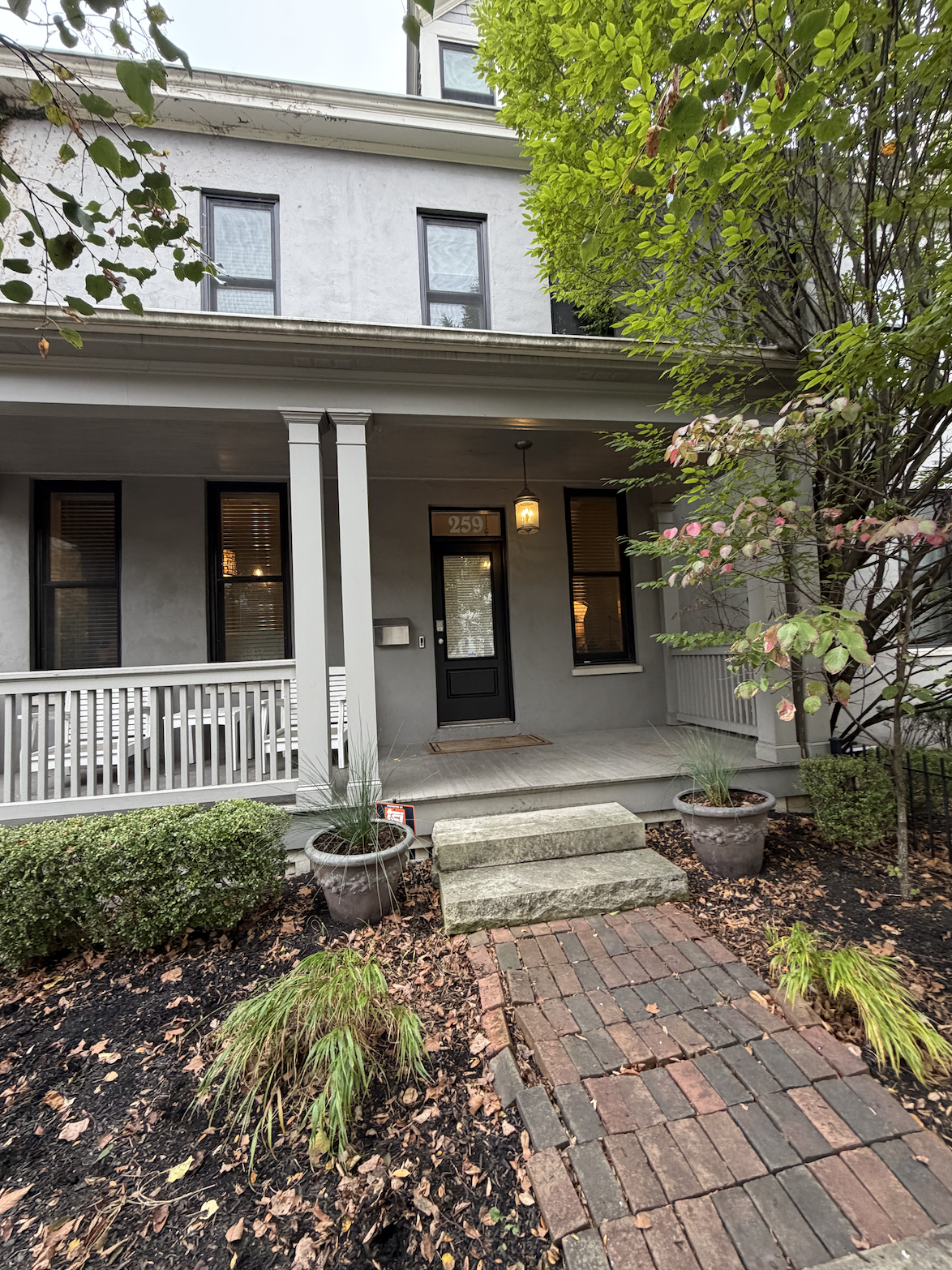 Front of the Riley Nest home at 259 W 2nd Ave, Columbus